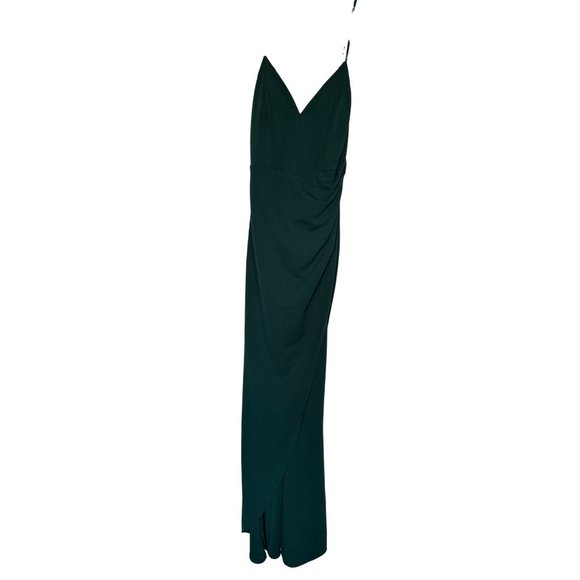 Windsor Green sleeveless sweetheart neckline formal gown woman’s medium, 1510 - Picture 2 of 9